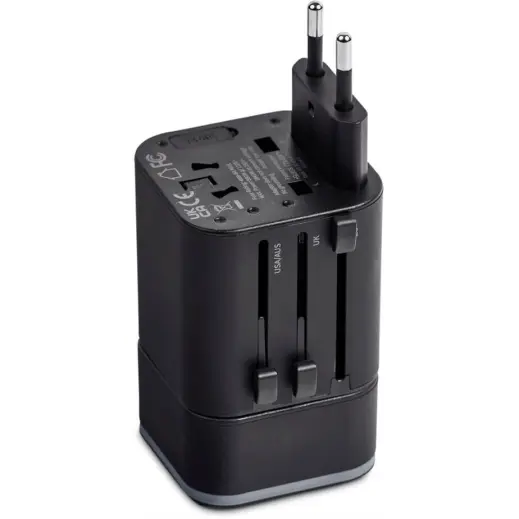 Swiss Cougar Frankfurt World Travel Adaptor EU